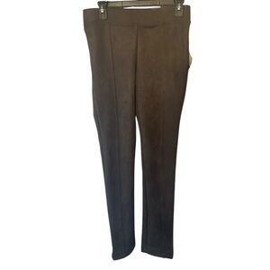 Andrew Marc Faux Suede Pull On Pants